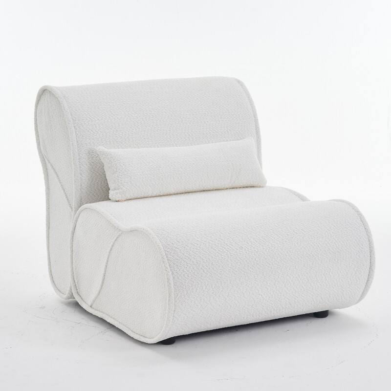 Modern Design Comfortable Single Sofa Chair with Waist Pack Padding