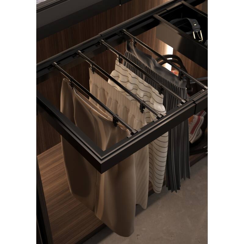 Rev-A-Shelf 5E260-16-1 Edge 12-1/16" Deep Clothes Rack for 16" Depth