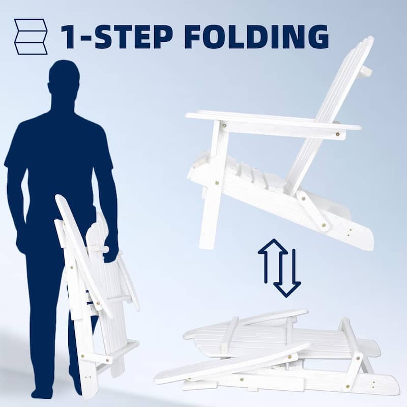 Wood Lounge Patio Chair Wooden Folding Embossed Adirondack Chair Set of 2 Solid Cedar Wood Lounge Patio Chair with Wood Grain