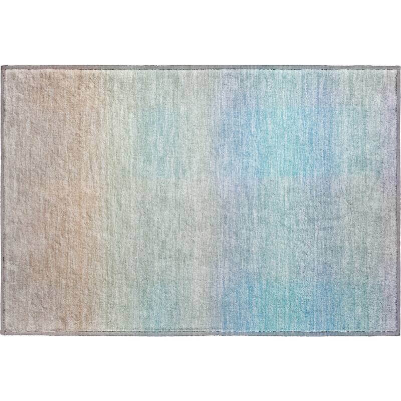 Premium Washable Super Soft Solid Ombre Mayfield Rug