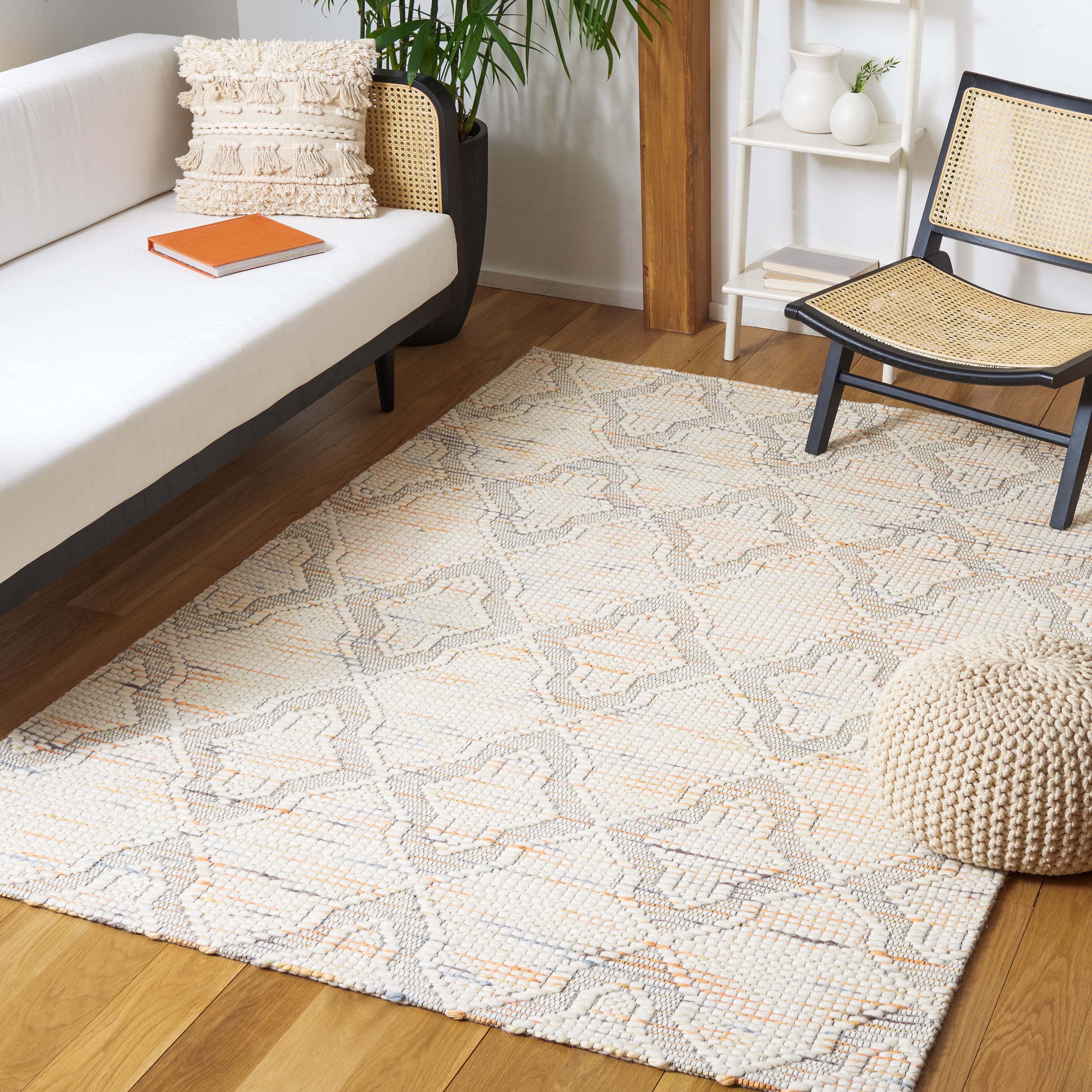 SAFAVIEH Handmade Marbella Zoja Wool & Jute Rug