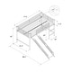 preview thumbnail 7 of 18, Avenue Greene Junior Metal Twin Loft Bed with Slide