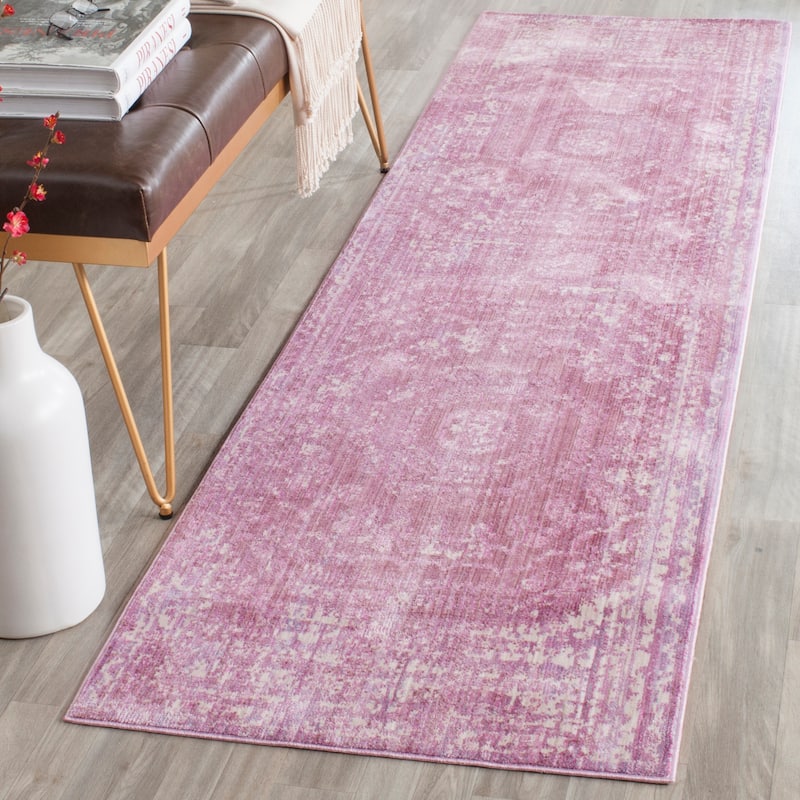 SAFAVIEH Valencia Burcu Distressed Vintage Boho Oriental Polyester Rug