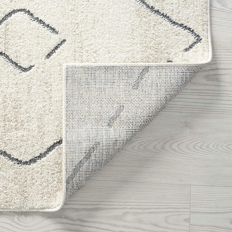 Mayson Mid-Century Modern Diamond Indoor Area Rug