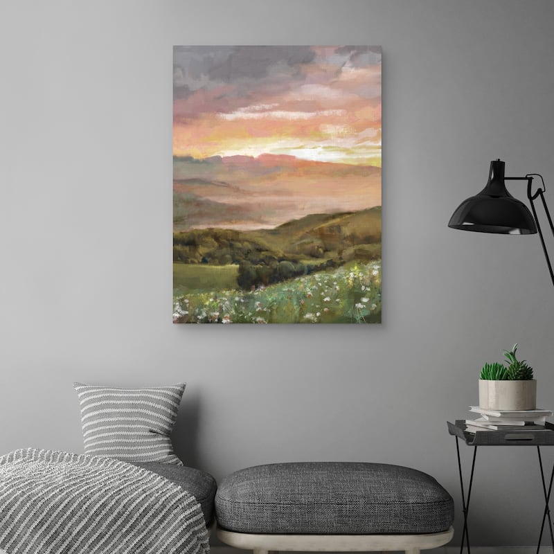 Amber Sunrise by Studio Arts Canvas Art Print