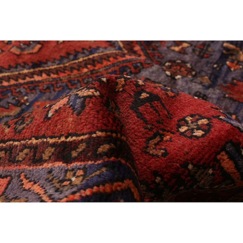 ECARPETGALLERY Hand-knotted Andelz Red Wool Rug - 4'6 x 7'7