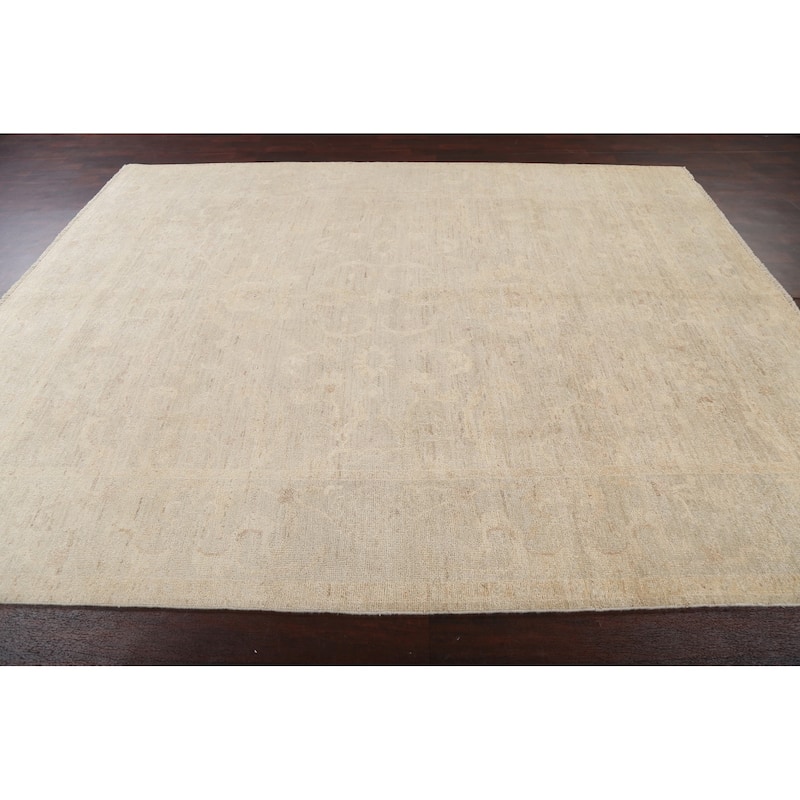 Vegetable Dye Muted Oushak Turkish Oriental Area Rug Wool Hand-knotted - 8'0" x 10'1"