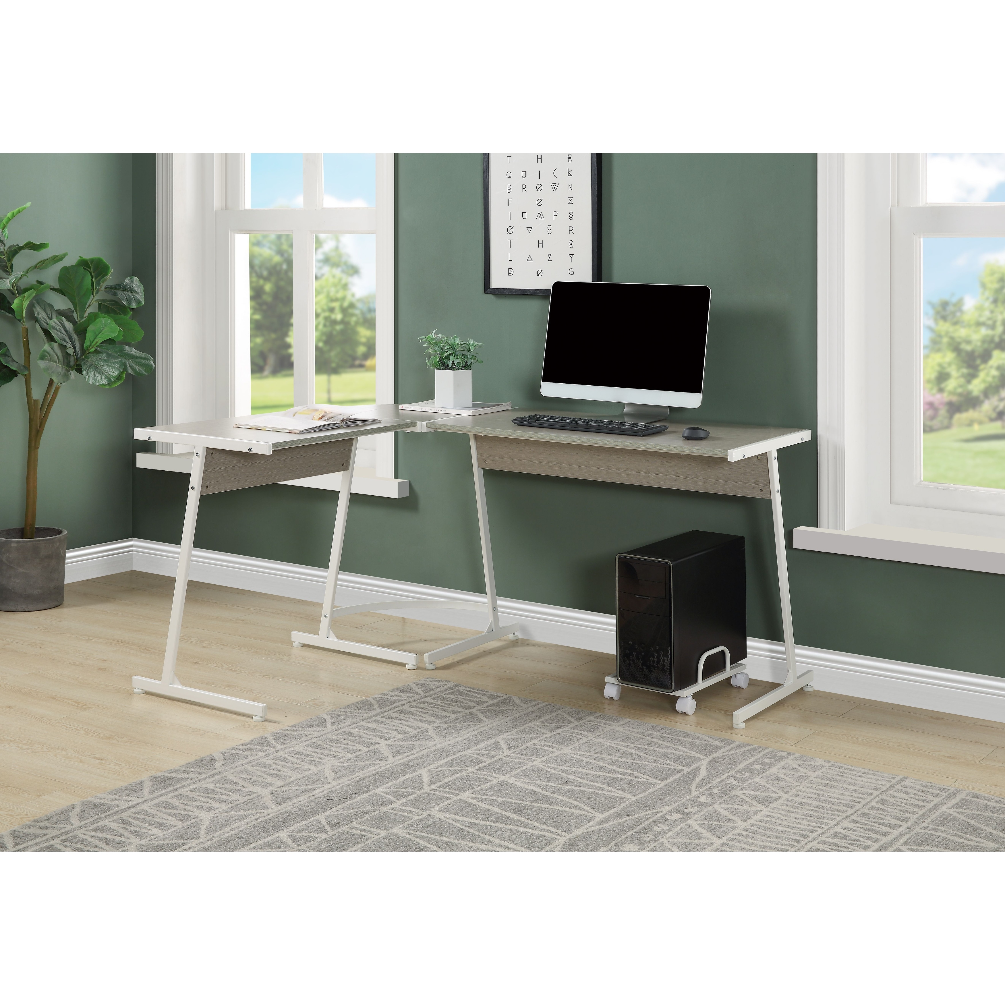 Wood, L-Shaped Desks Desks - Bed Bath & Beyond