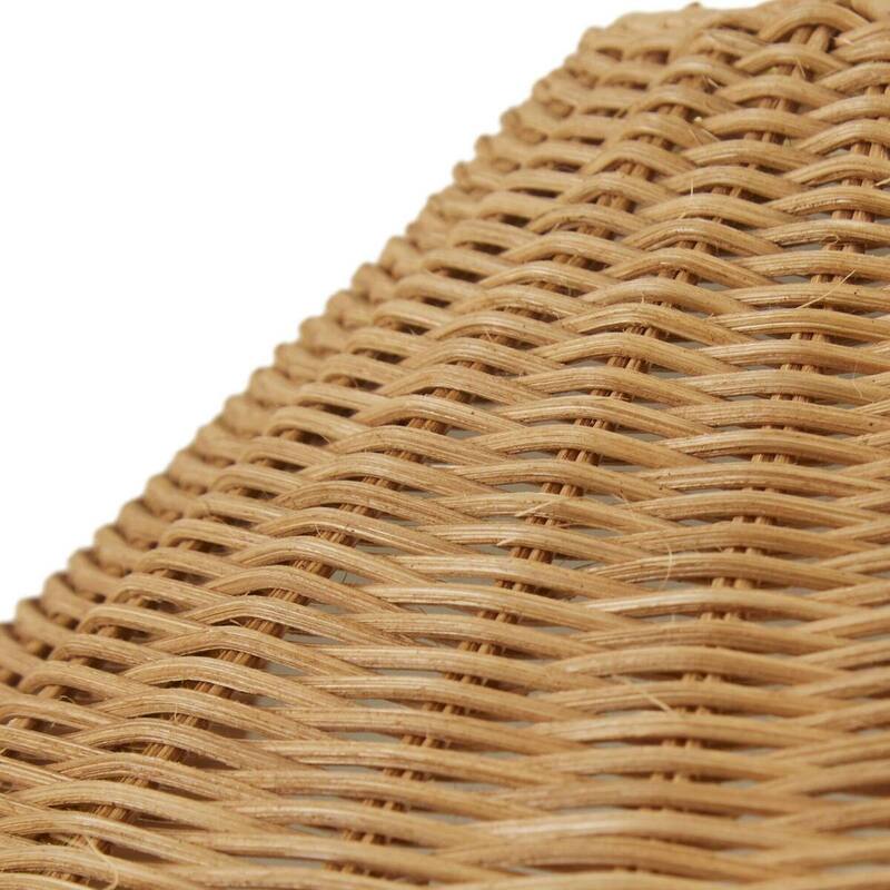 Bohemian Rattan Floor Lamp - Gold