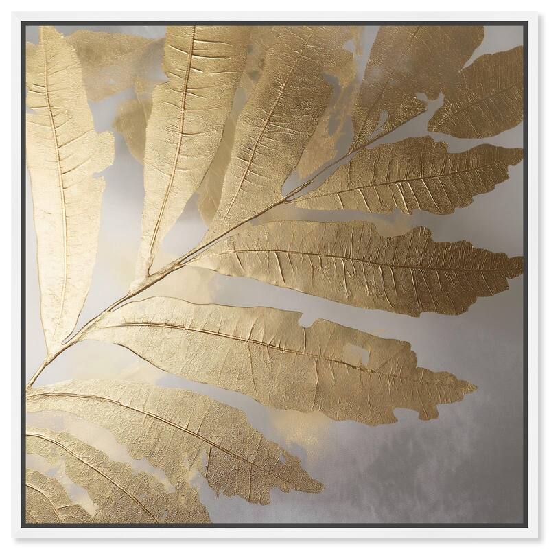 Golden Canopy (I) Canvas by Art Remedy - White - 16" x 16"