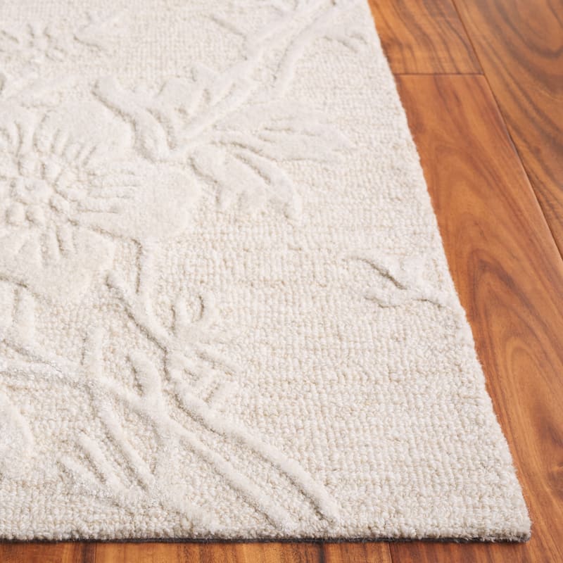 SAFAVIEH Handmade Glamour Veselina Modern Wool & Viscose Rug