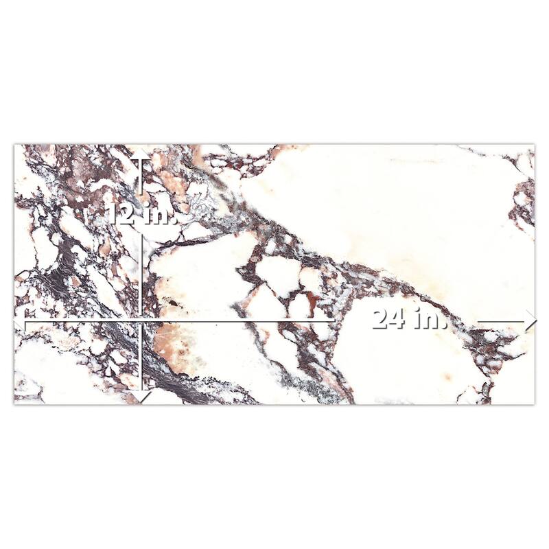 Merola Tile Touche Rubis 11-3/4" x 23-1/2" Porcelain Floor and Wall Tile