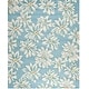preview thumbnail 4 of 12, SAFAVIEH Handmade Blossom Light Blue Wool Rug