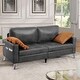 preview thumbnail 26 of 42, AECOJOY 79" Faux Leather Couch for Living Room, Loveseat Small Sofa, Indoor Modern Sofa for Apartment Office