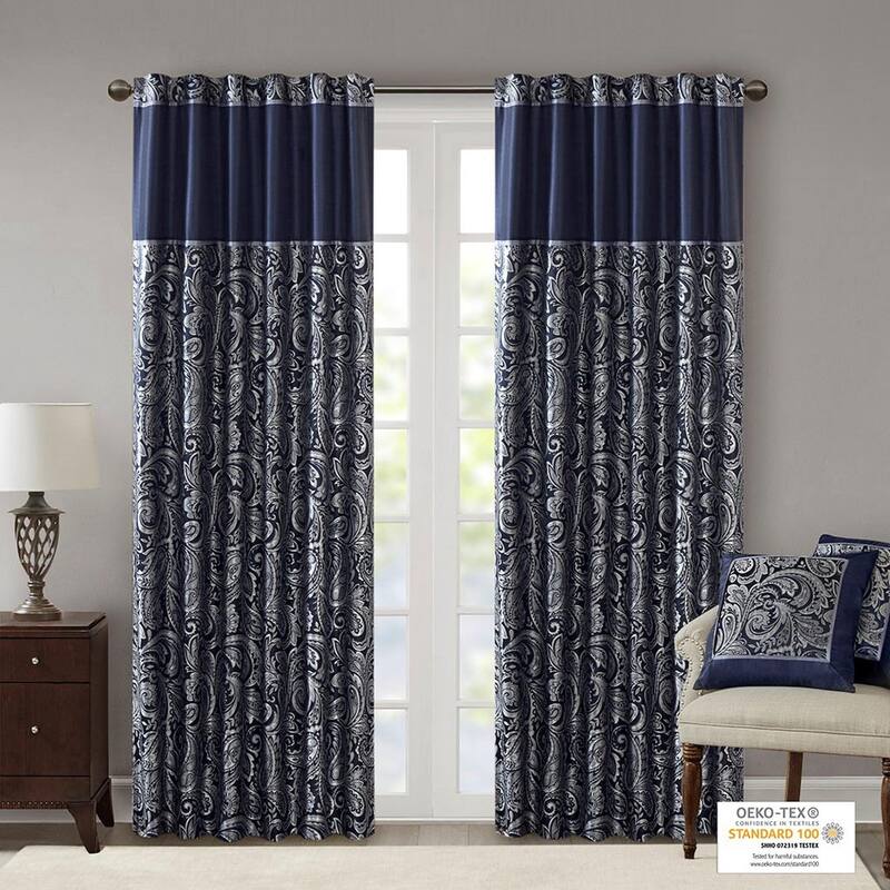 Jacquard Curtain Panel Pair(2 Pcs Window Panels)