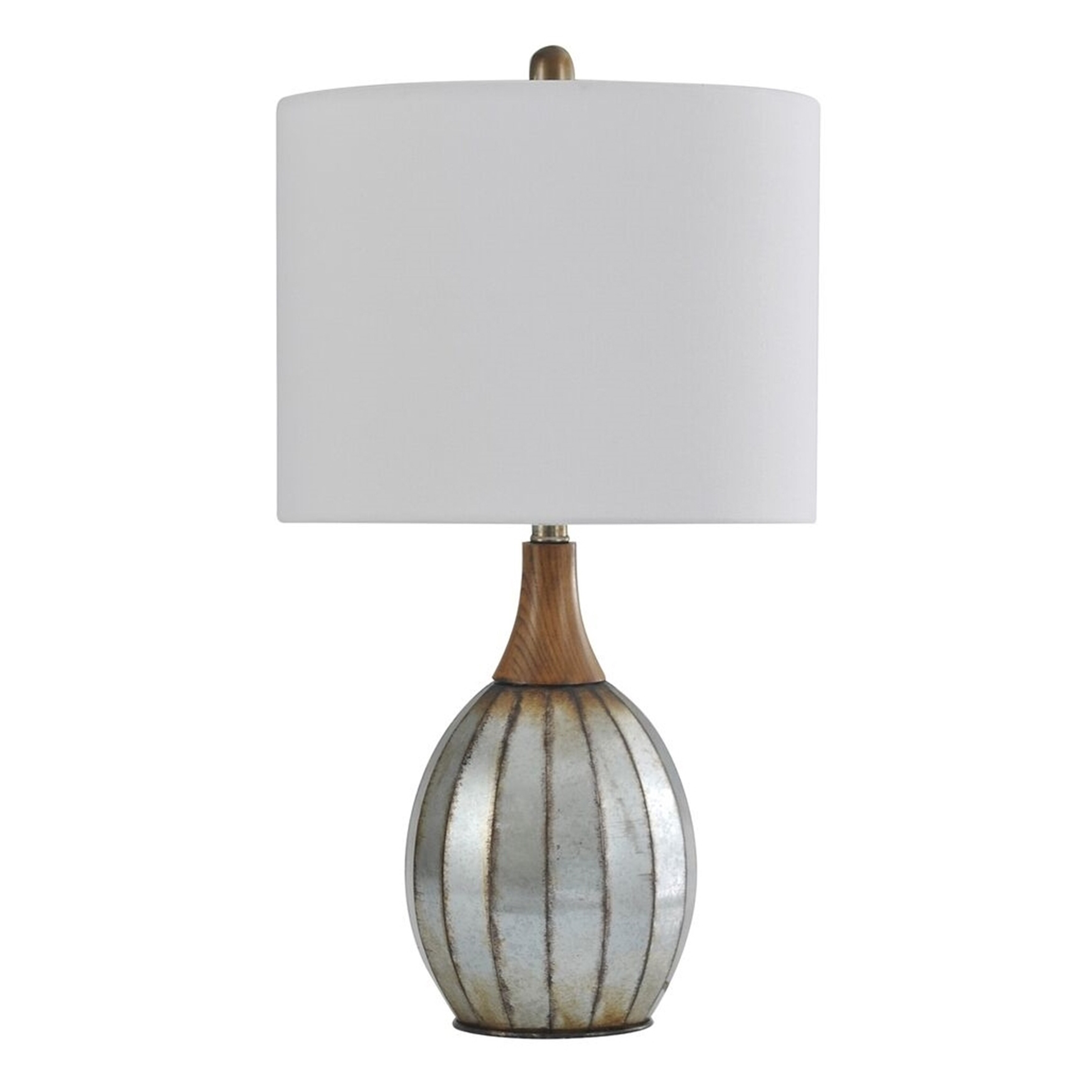 galvanized metal table lamp