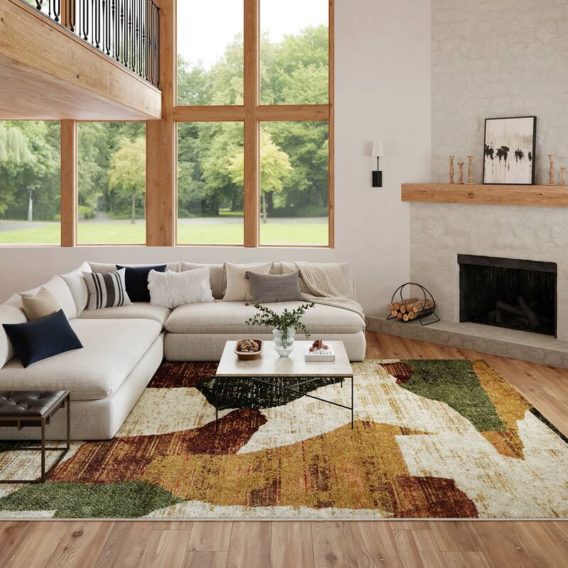 Nourison Nordic Indoor only Abstract Area Rug
