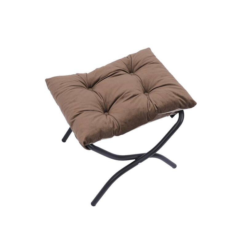 Modern Living Room Single Leisure Lounge Lazy Chair with Ottoman