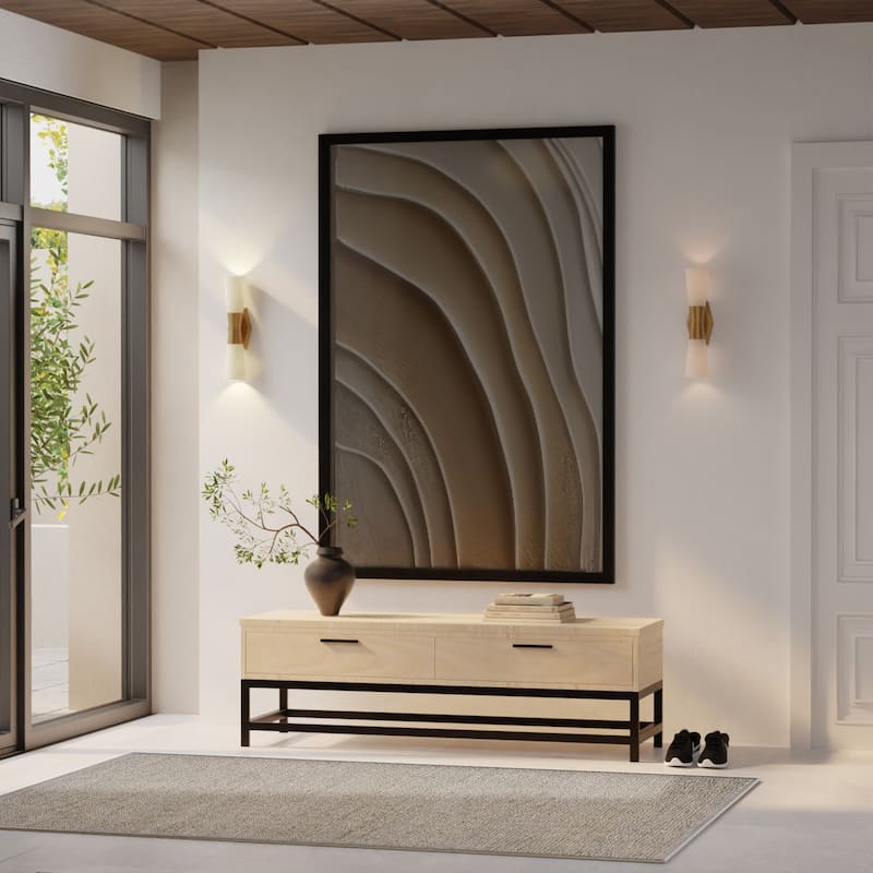 Nourison Natural Jute Indoor only Solid Area Rug