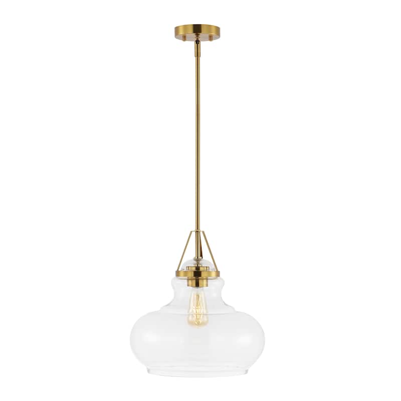 SAFAVIEH Home Lighting Collection Salud 14" Modern & Contemporary Pendant - 14" W x 14" D x 54" H