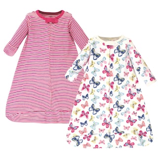 Touched by Nature Baby Girl Organic Cotton Long-Sleeve Wearable ...