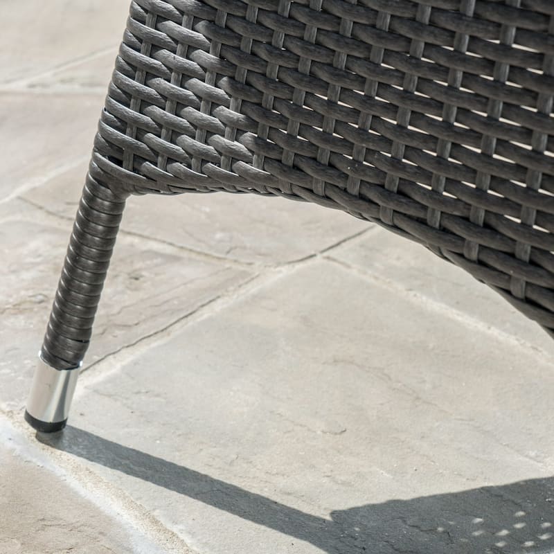 Corsica Outdoor Oval Wicker Dining Table by Christopher Knight Home