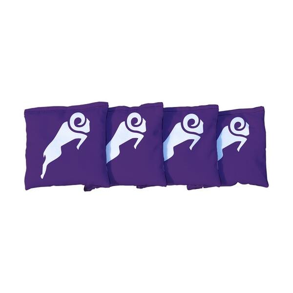slide 2 of 3, Cornell Rams Purple Cornhole Bags All-Weather Resin Filled