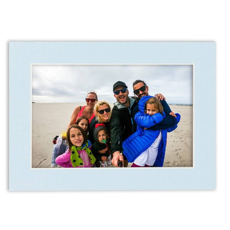 16x20 Mat for 20x24 Frame Precut Mat Board AcidFree Baby Blue 16x20