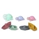 preview thumbnail 1 of 2, Saro Color Changing Turtle Family & Orgami Bath Boat Set - Multi Multi