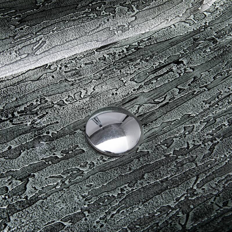 Vinnova Glass Rectangular Vessel Bathroom Sink without Faucet