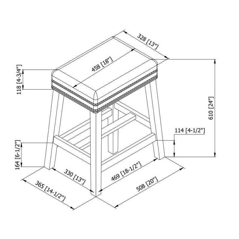 Ian Black Cow Print Counter Stool