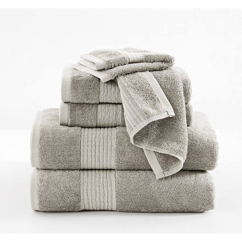 Brooklyn Loom Cotton TENCEL 6 Piece Towel Set - Towel Set