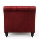 preview thumbnail 18 of 27, Rubie Modern Glam Tufted Velvet Chaise Lounge by Christopher Knight Home