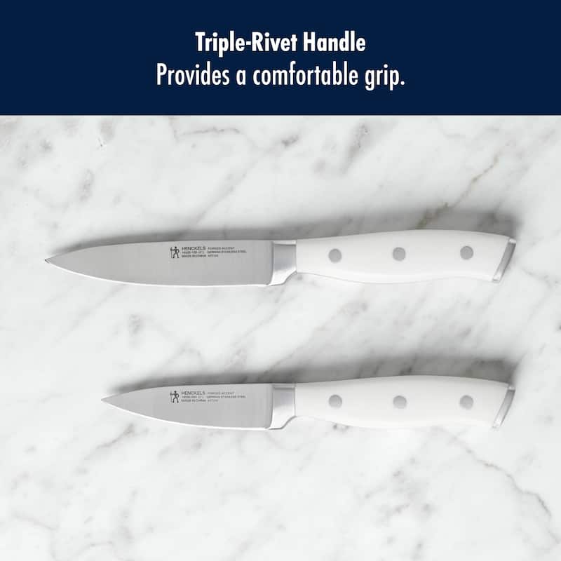 Henckels Forged Accent 2-pc Paring Knife Set - White Handle