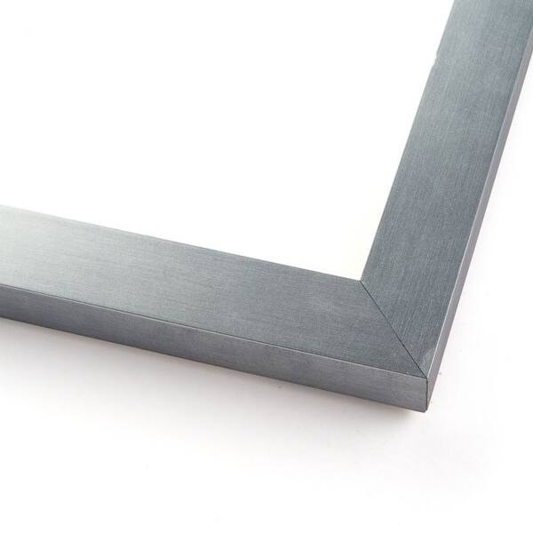 30x15 Silver Stainless Steel Wood Picture Frame With 30x15 Silver Stainless Steel Wood