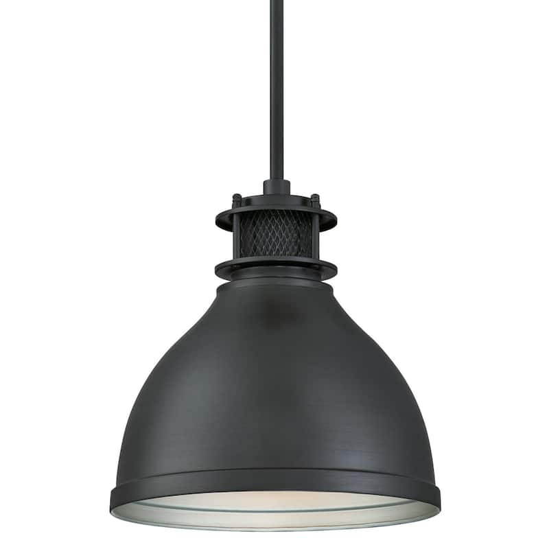 Kilian 1-Light Matte Brushed Gun Metal Pendant