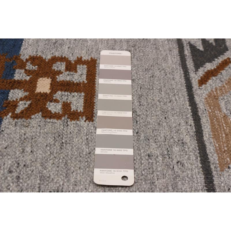 Ankara FW Grey Kilim 5'2" x 8'0" - 5'2 x 8'0