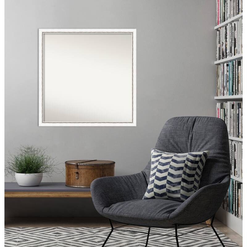 Morgan Non-Beveled Wood Framed Wall Mirror