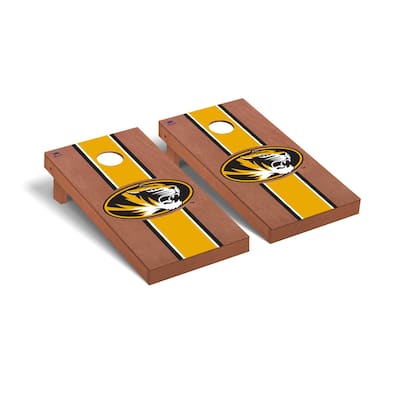 Missouri Mizzou Tigers Striped Cornhole Board Set