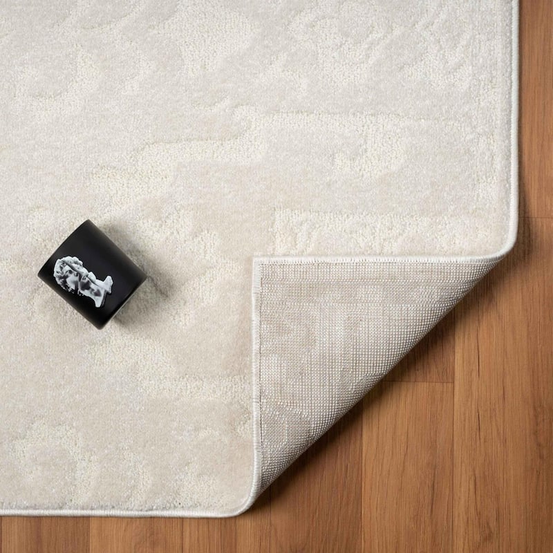 Luxe Weavers Traditional Floral Cream 5x7 Area Rug, Indoor Carpet