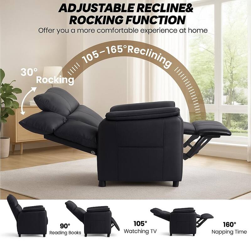 Electric Recliner Chair, with Massage and Heat, Remote Control