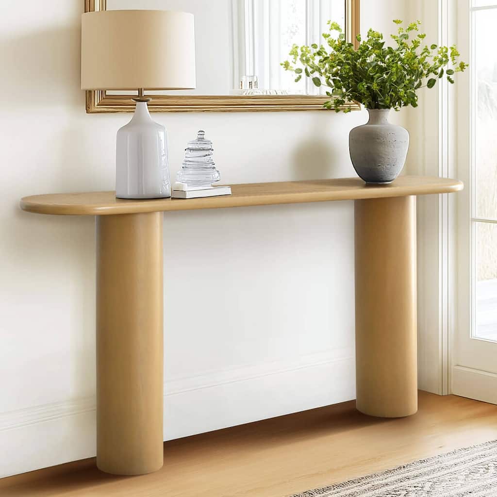 Pedestal 60" Console Table