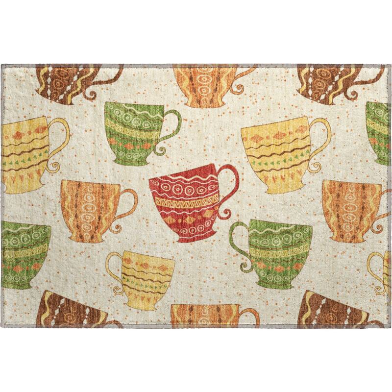 Premium Washable Super Soft Boho Mugs Mayfield Rug