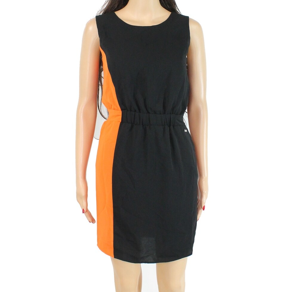 armani exchange black dress