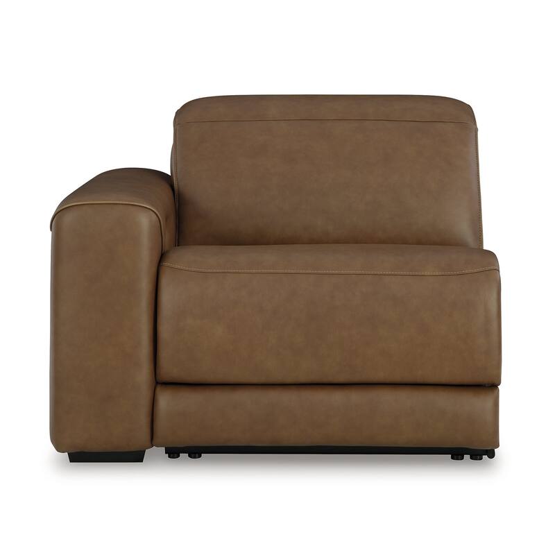 Signature Design by Ashley Rally-Up Brown 3-Piece Power Reclining Sectional Sofa - 116" W x 40" D x 34" H