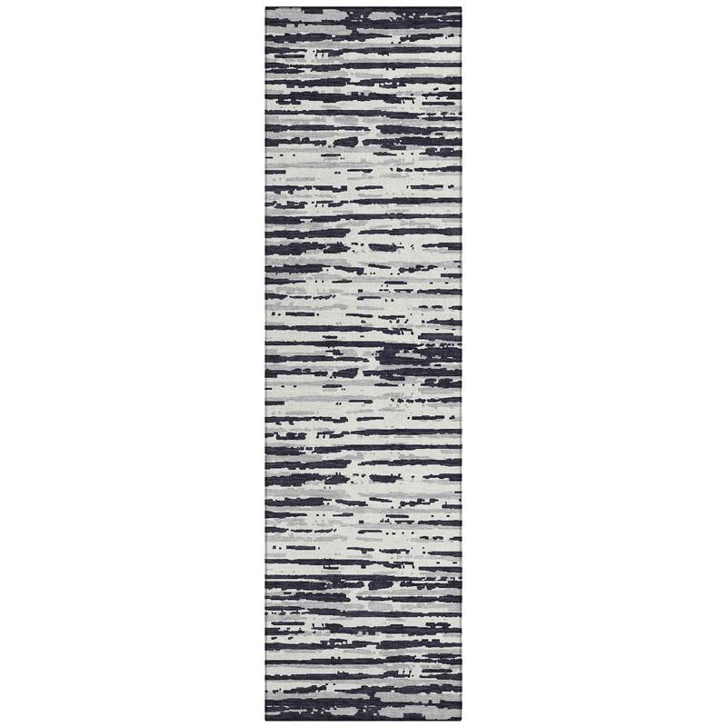 Machine Washable Indoor/ Outdoor Chantille Abstract Ombre Rug