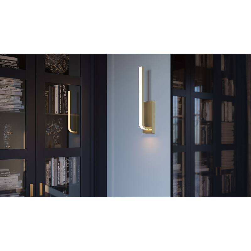 AFX Lumina 20'' LED Sconce - Light Antique Brass
