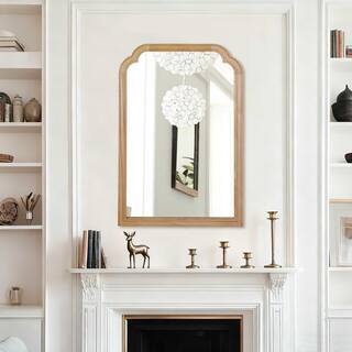 GDFStudio - Elmont Luxury Modern Rounded Corner Square Wall Decorative Mirror with Metal Frame & Easy Wall Mounting