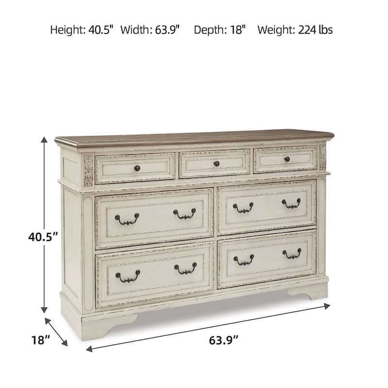 The Gray Barn Nettle Bank Off-white Wood Dresser