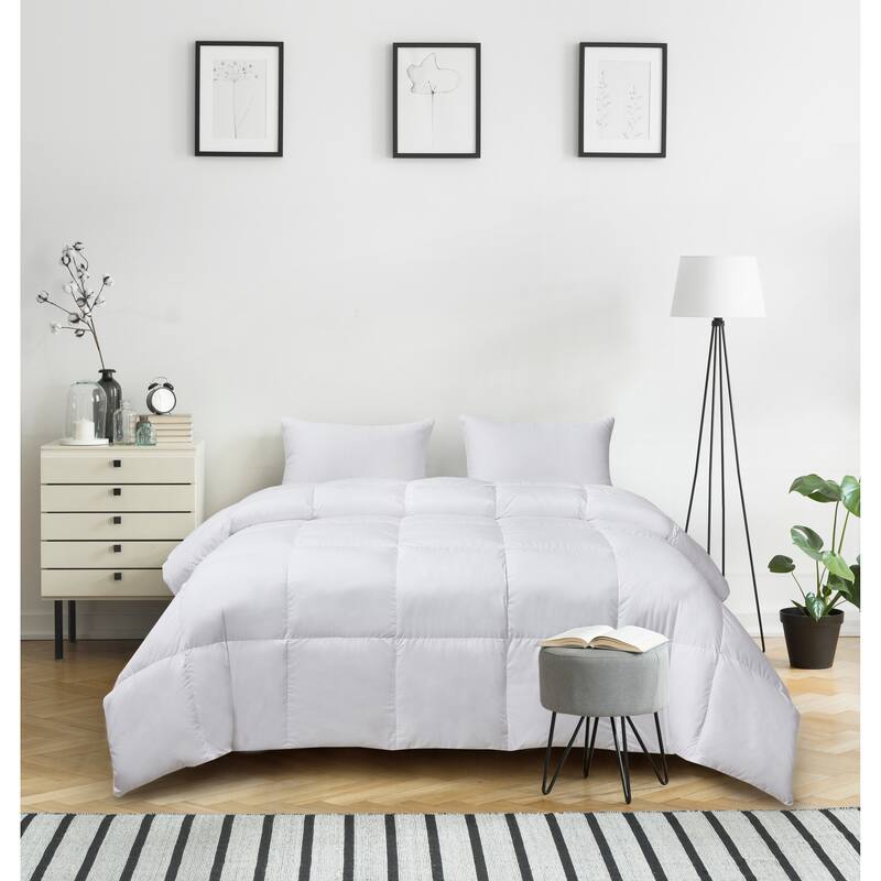 kathy ireland Ultra Soft Extra Warmth White Down Fiber Comforter - King